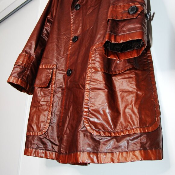 SS20 DRIES VAN NOTEN COATED COTTON COAT 50 - Picture 6 of 15